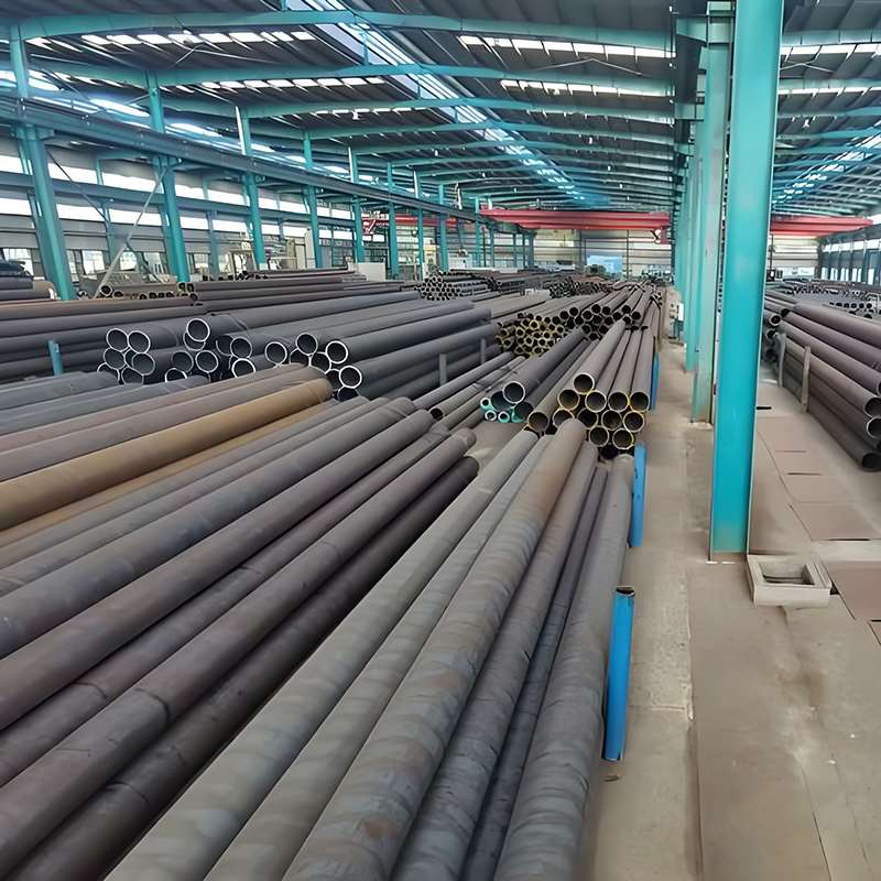High-quality ASTM A106 Grade B carbon steel pipe used in boilers and steam lines