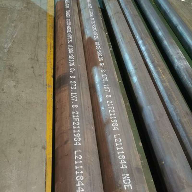 Grade B A106 seamless steel pipe used in industrial and process piping