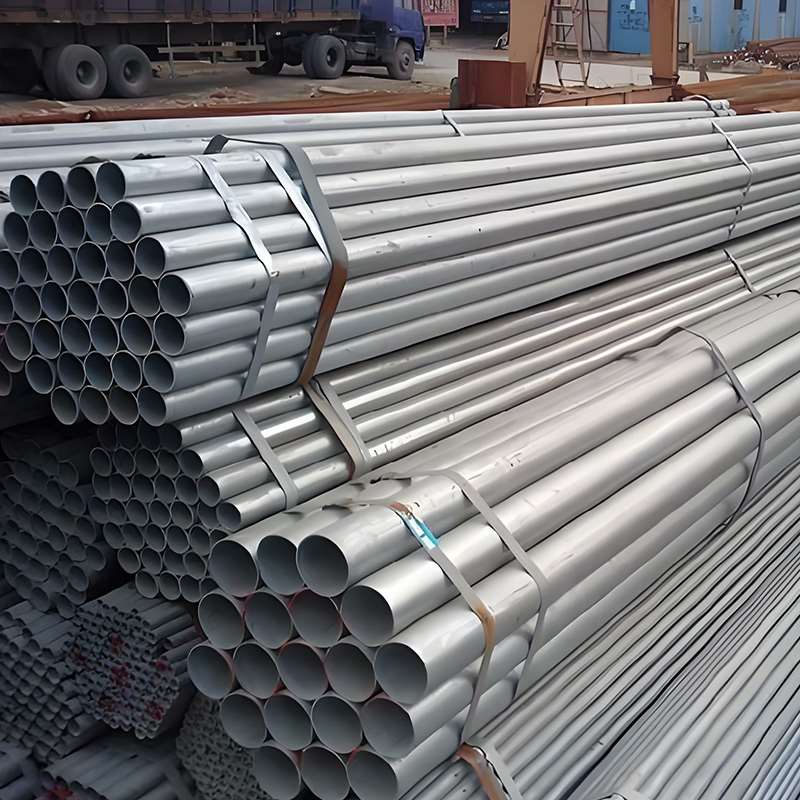 Pre-galvanized welded carbon steel pipe for corrosion-resistant piping applications