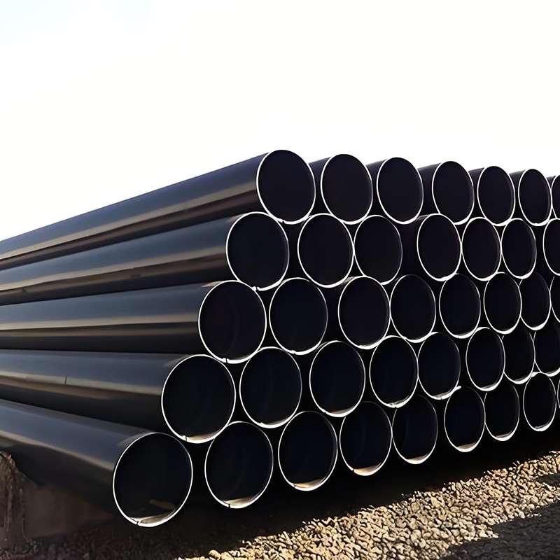 Large diameter API 5L LSAW carbon steel pipe used in oil and gas transmission