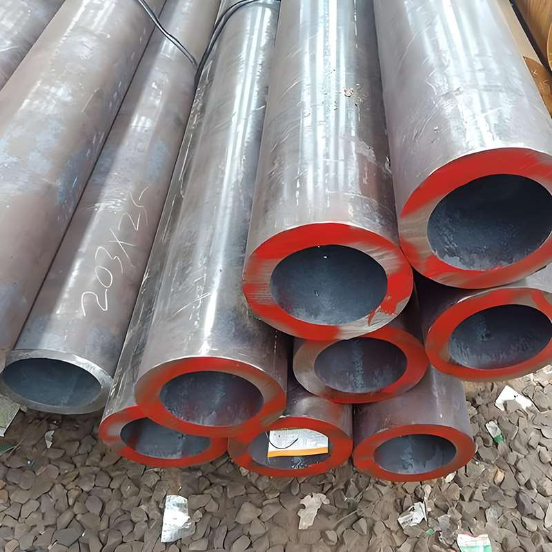 Close-up of ASTM A106 High Pressure Seamless Carbon Steel Pipe