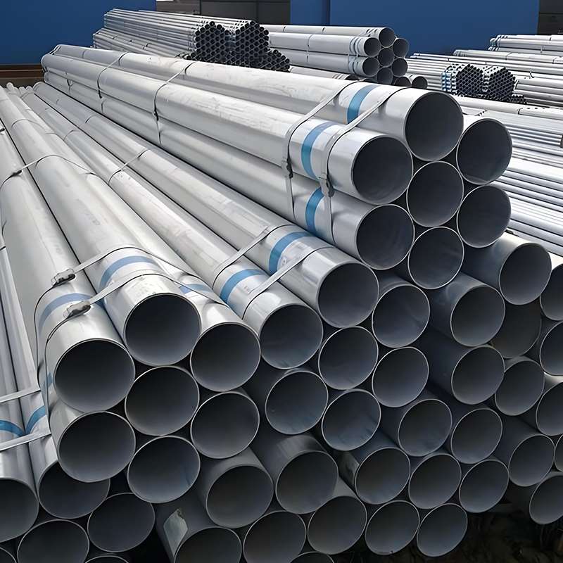 Corrosion resistant high strength galvanized carbon steel pipe