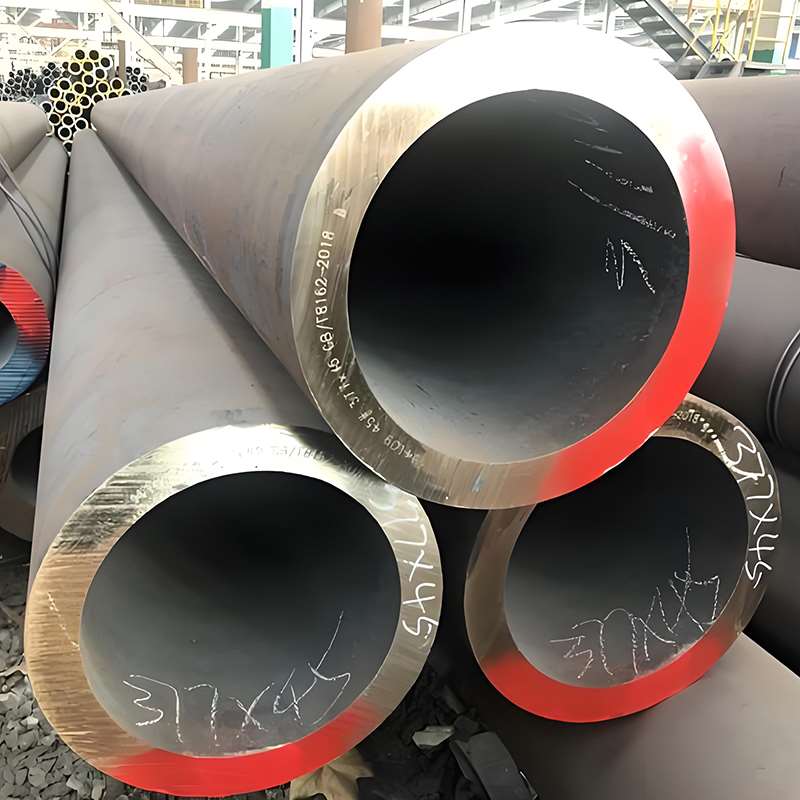 Large Diameter Alloy Steel Pipe installed in a chemical plant piping system