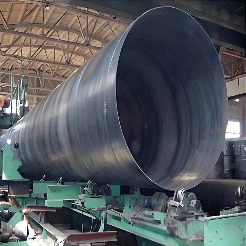 API 5L SSAW steel pipe manufactured for oil and gas pipeline transportation