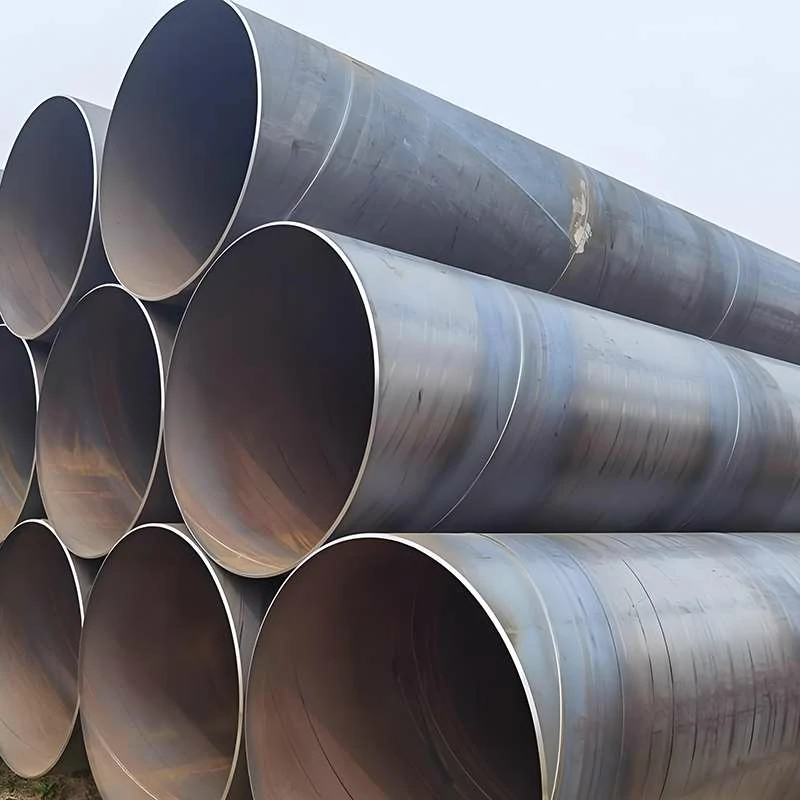 Large diameter API 5L carbon steel water supply pipelines.