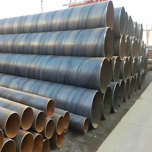 ASTM A252 spiral welded piling pipe for deep foundation construction