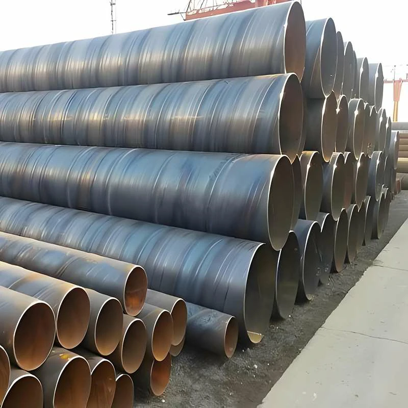 ASTM A252 spiral welded piling pipe for deep foundation construction