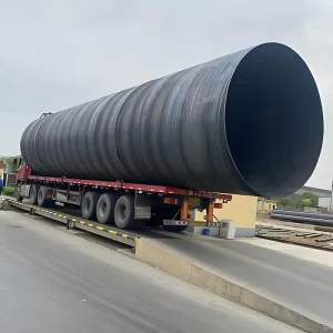 Large diameter API 5L SSAW steel pipe for oil and gas transmission pipeline projects